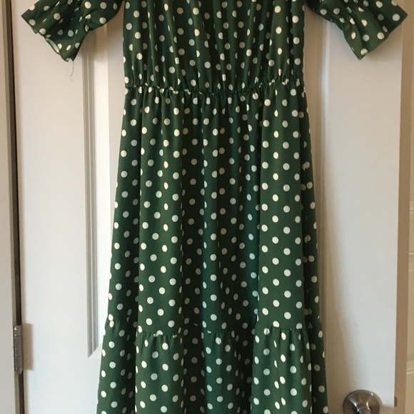 Maxi summer off shoulder dress - Picture 2 of 3